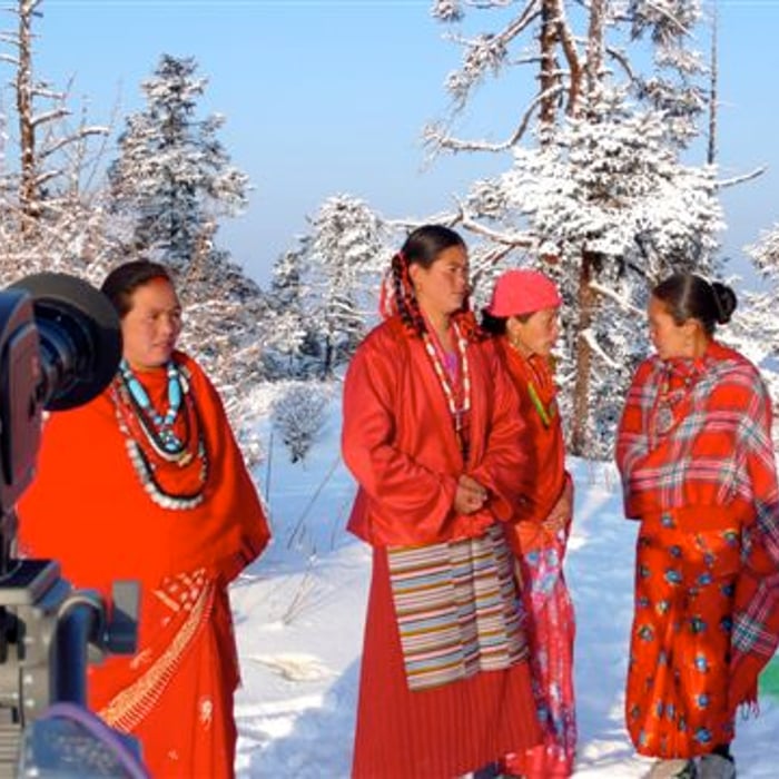 Sherpa Rice Paper Ladies at Dolakha